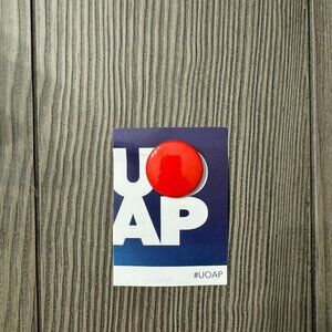 UOAP Red Button Pin